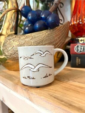 Vintage Otagiri Seagull Ceramic Coffee Cup Mug